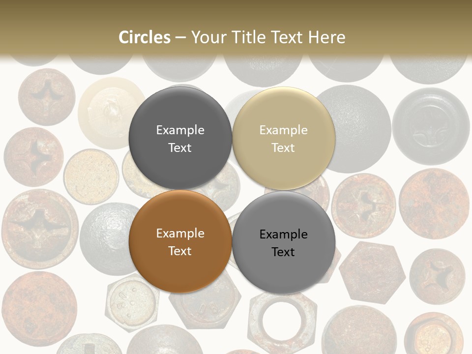 Screw Head Clip Art PowerPoint Template