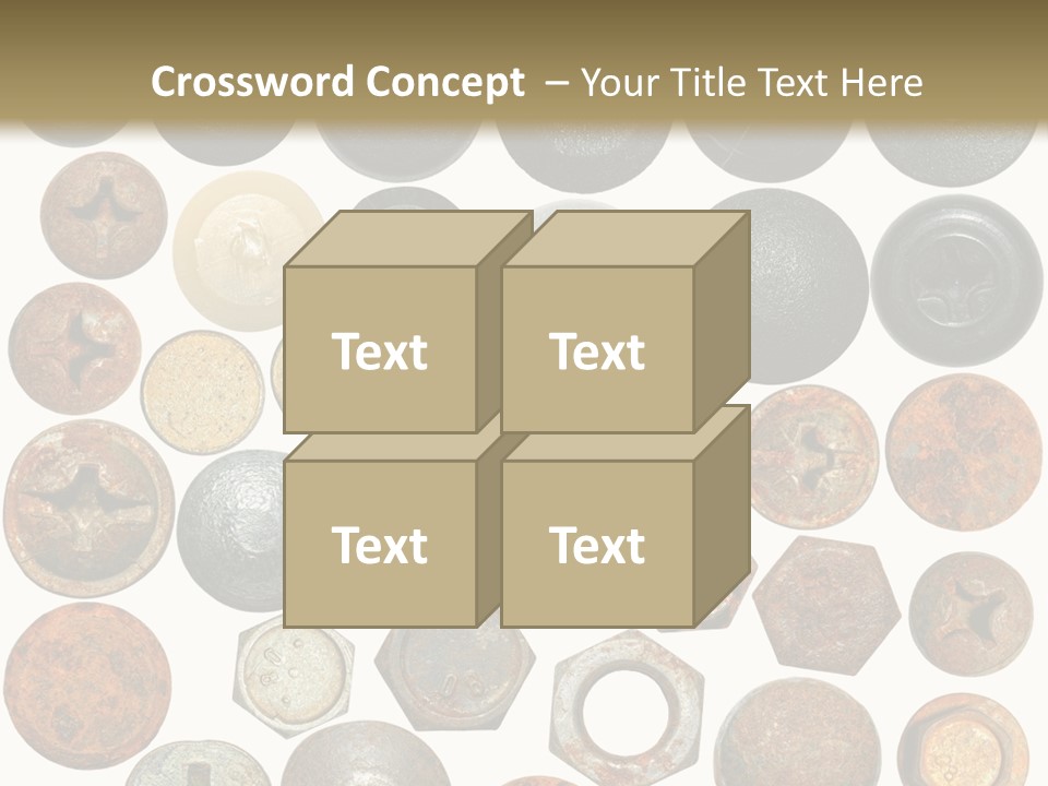 Screw Head Clip Art PowerPoint Template