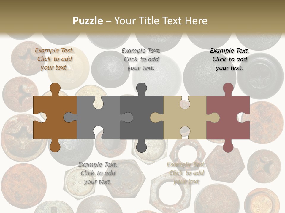 Screw Head Clip Art PowerPoint Template