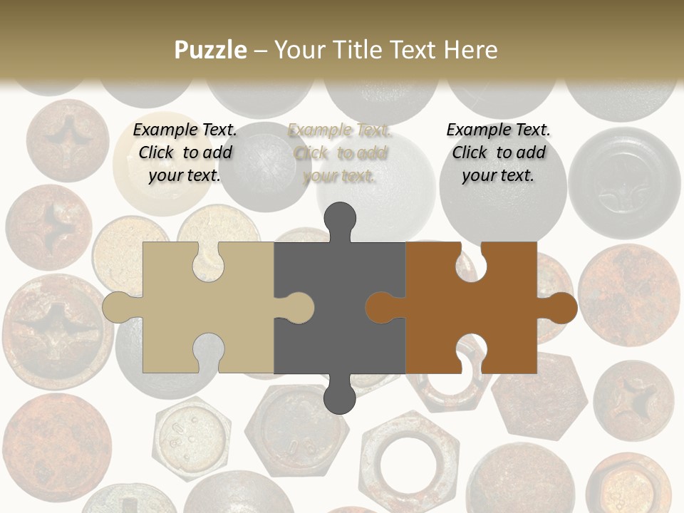 Screw Head Clip Art PowerPoint Template