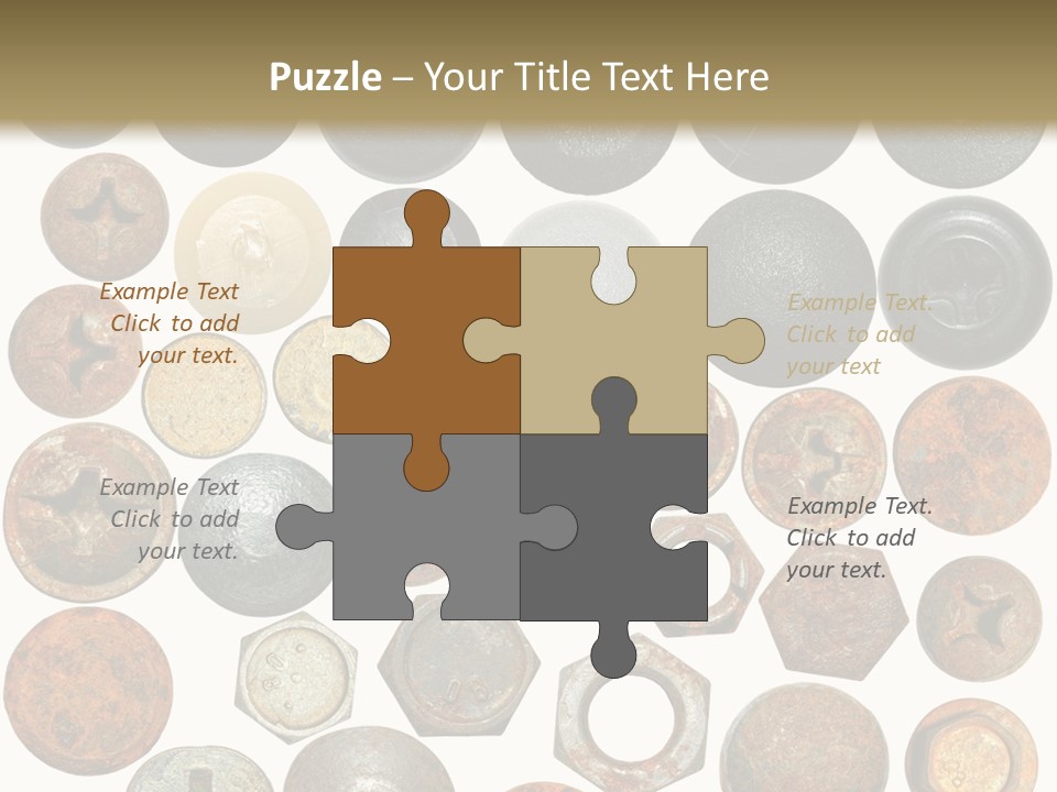 Screw Head Clip Art PowerPoint Template