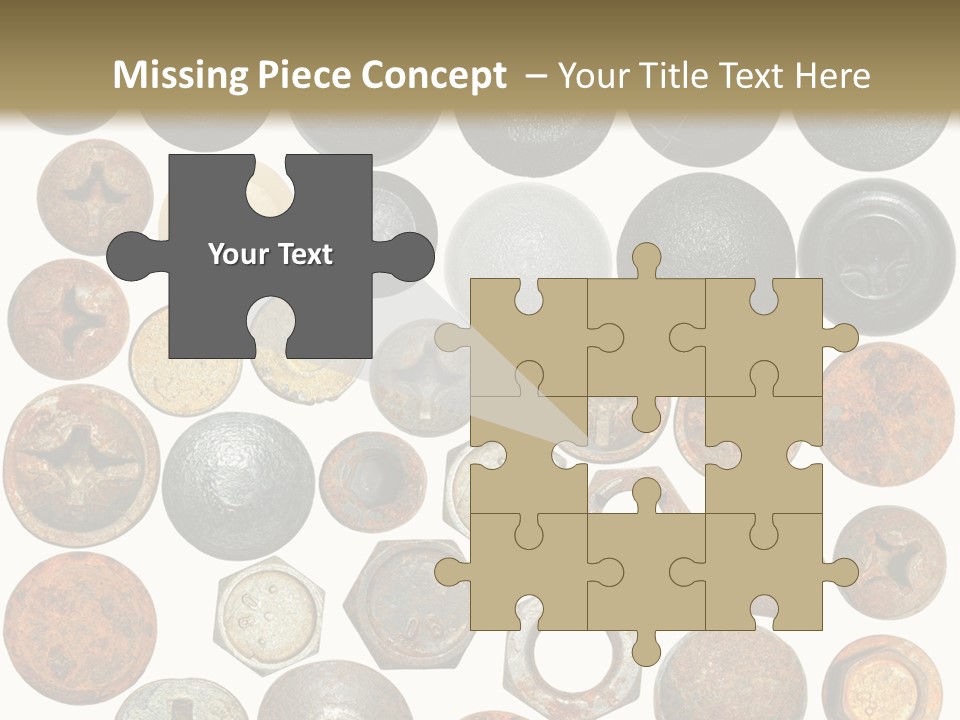 Screw Head Clip Art PowerPoint Template