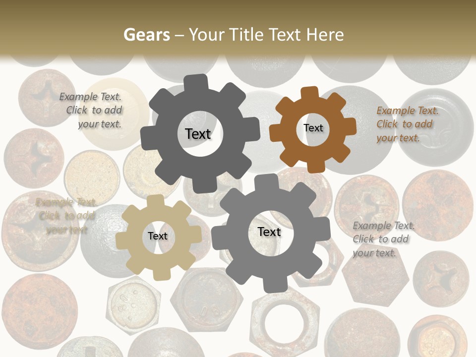 Screw Head Clip Art PowerPoint Template