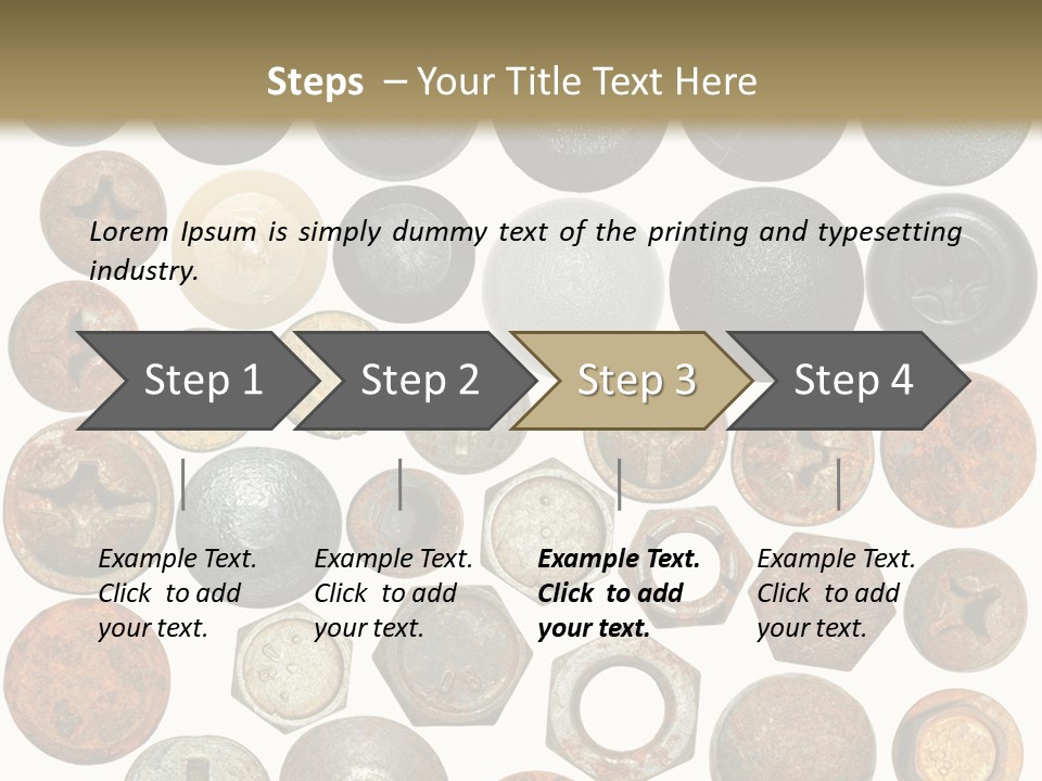 Screw Head Clip Art PowerPoint Template