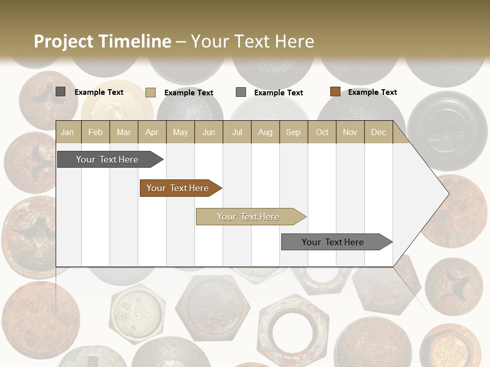 Screw Head Clip Art PowerPoint Template