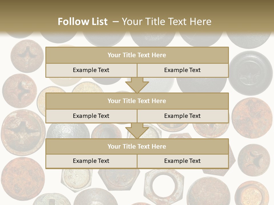Screw Head Clip Art PowerPoint Template