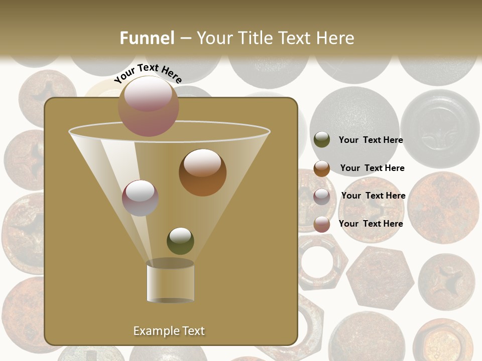 Screw Head Clip Art PowerPoint Template