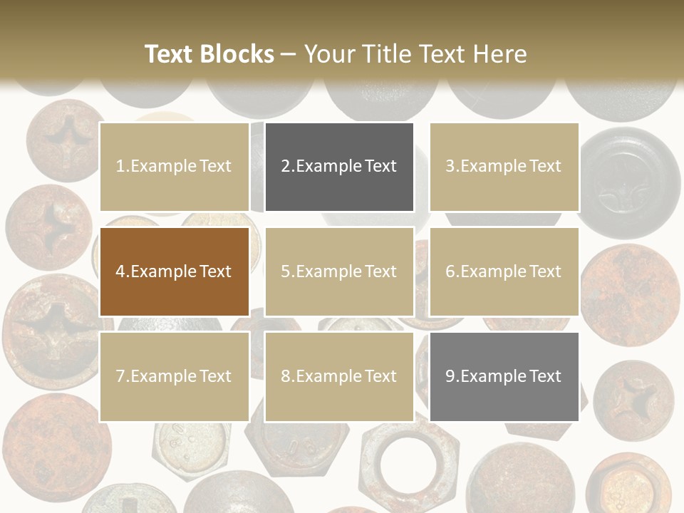 Screw Head Clip Art PowerPoint Template