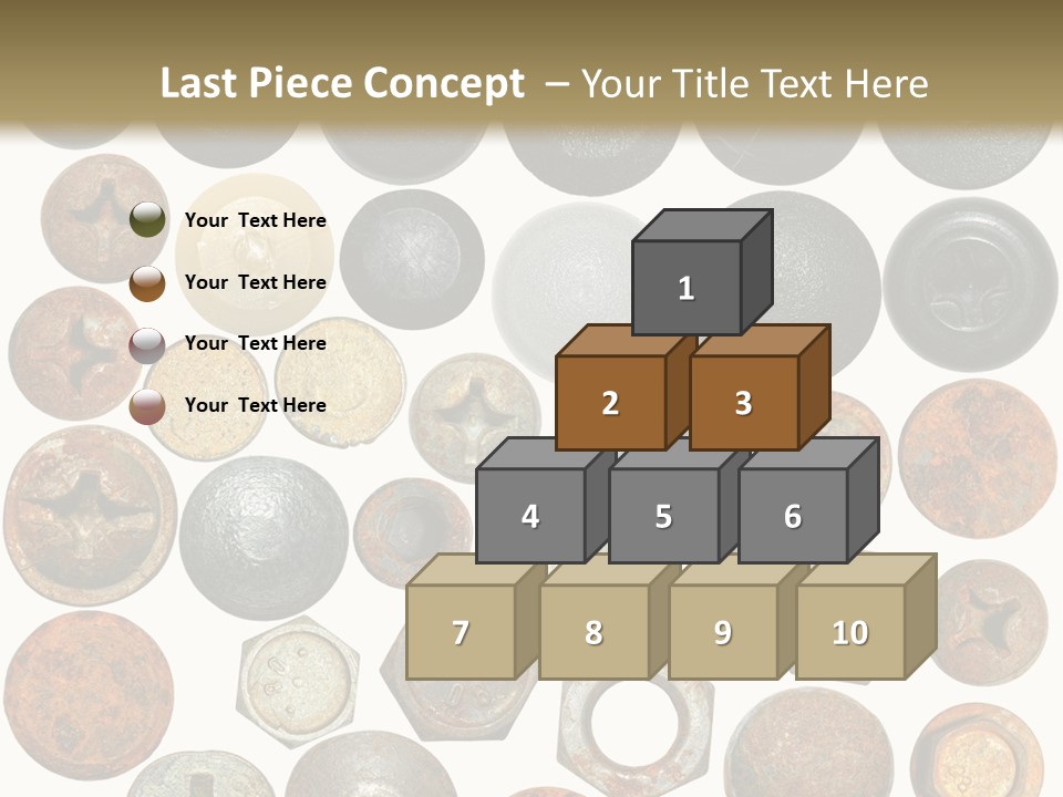 Screw Head Clip Art PowerPoint Template