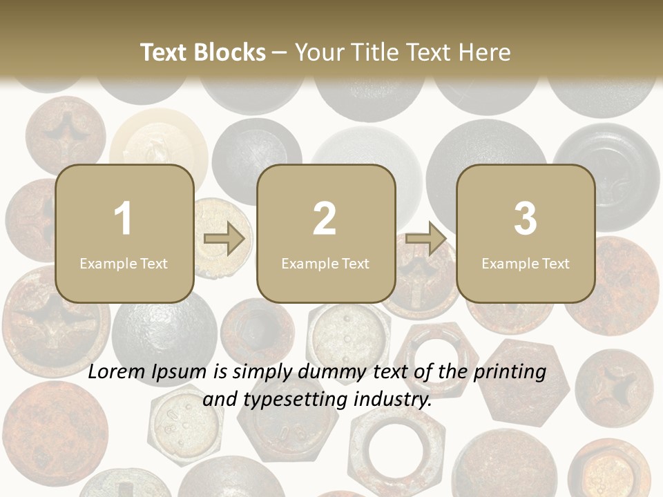 Screw Head Clip Art PowerPoint Template