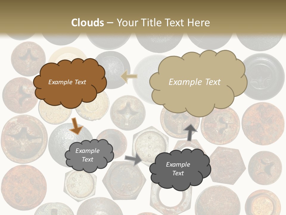 Screw Head Clip Art PowerPoint Template