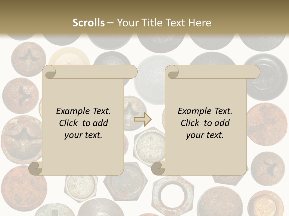 Screw Head Clip Art PowerPoint Template