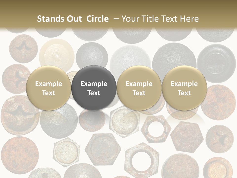 Screw Head Clip Art PowerPoint Template