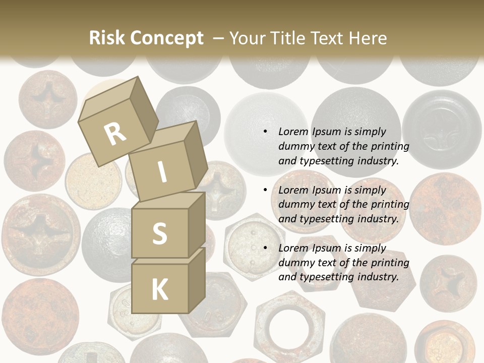 Screw Head Clip Art PowerPoint Template