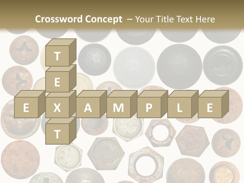 Screw Head Clip Art PowerPoint Template