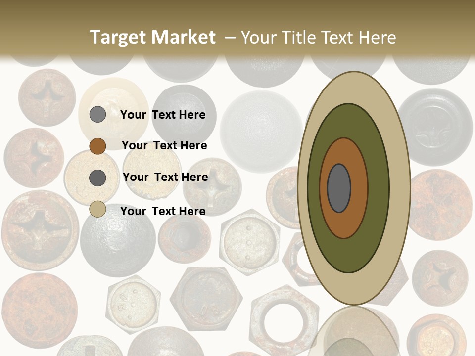 Screw Head Clip Art PowerPoint Template