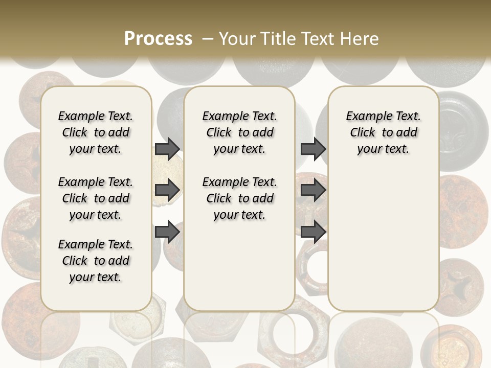 Screw Head Clip Art PowerPoint Template