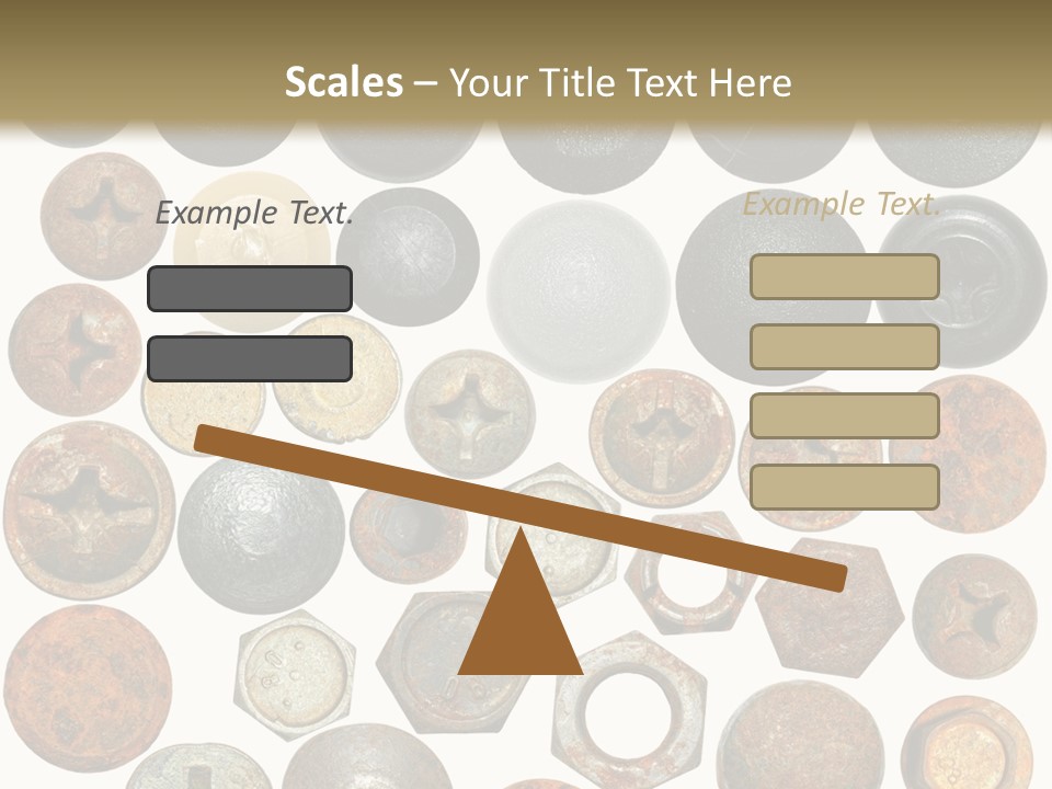 Screw Head Clip Art PowerPoint Template