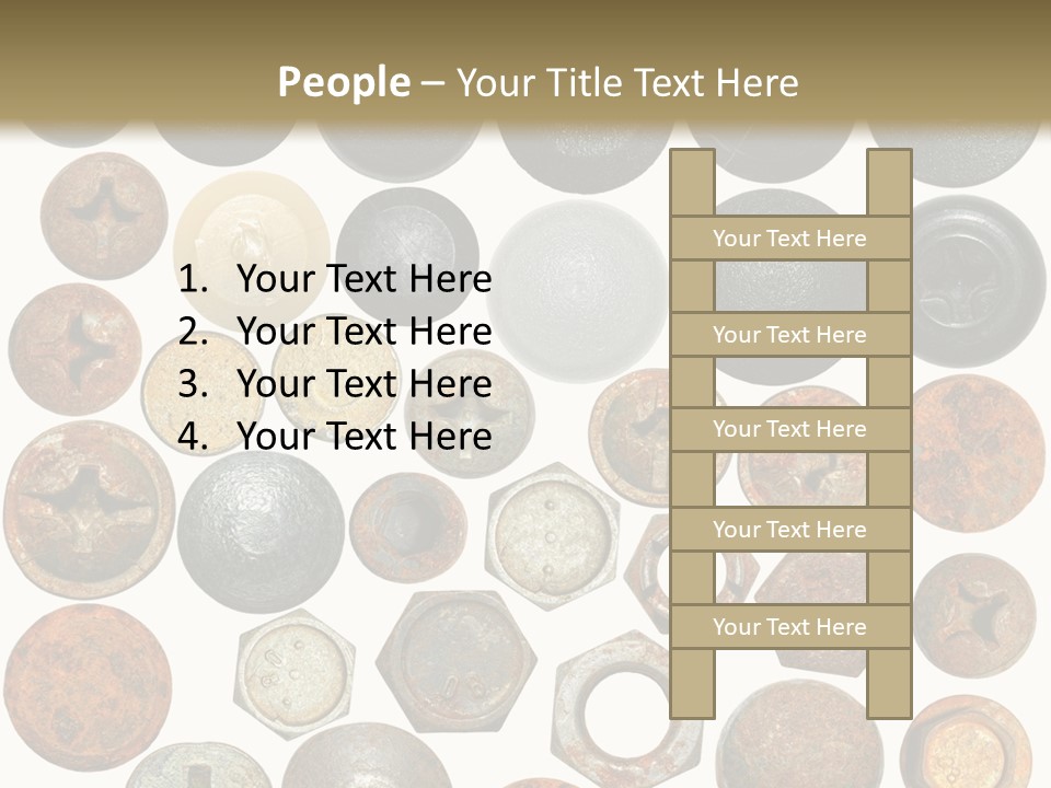 Screw Head Clip Art PowerPoint Template