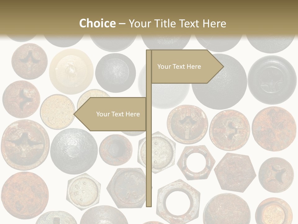 Screw Head Clip Art PowerPoint Template