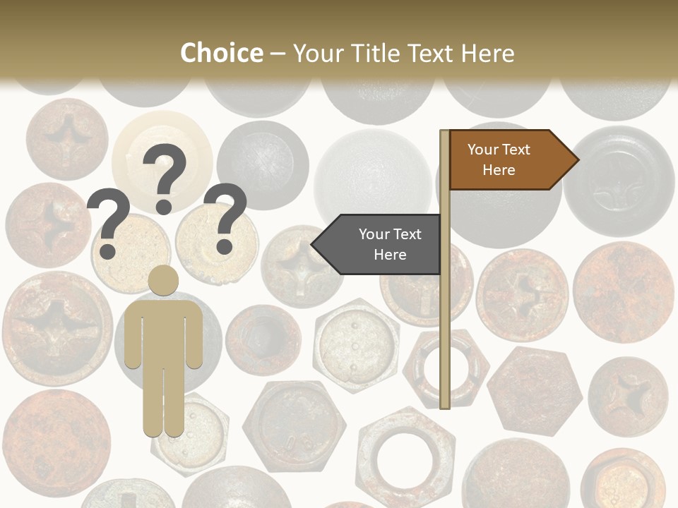 Screw Head Clip Art PowerPoint Template