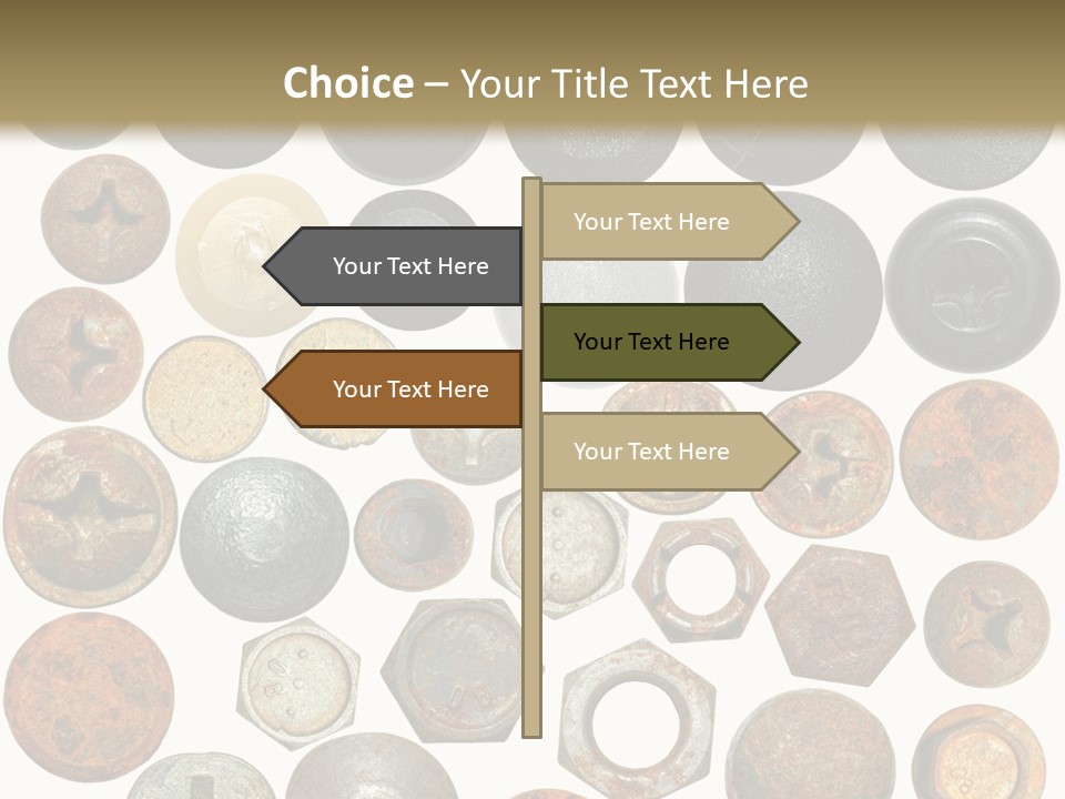 Screw Head Clip Art PowerPoint Template