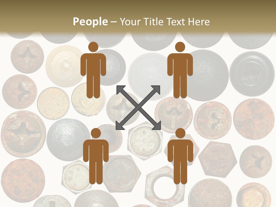 Screw Head Clip Art PowerPoint Template