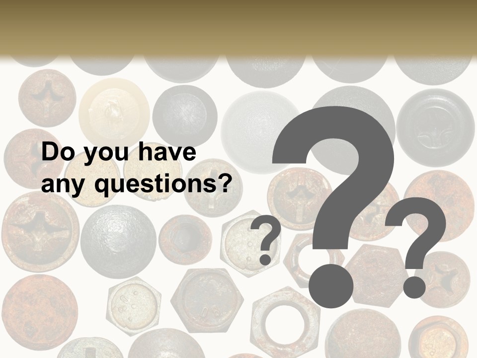 Screw Head Clip Art PowerPoint Template