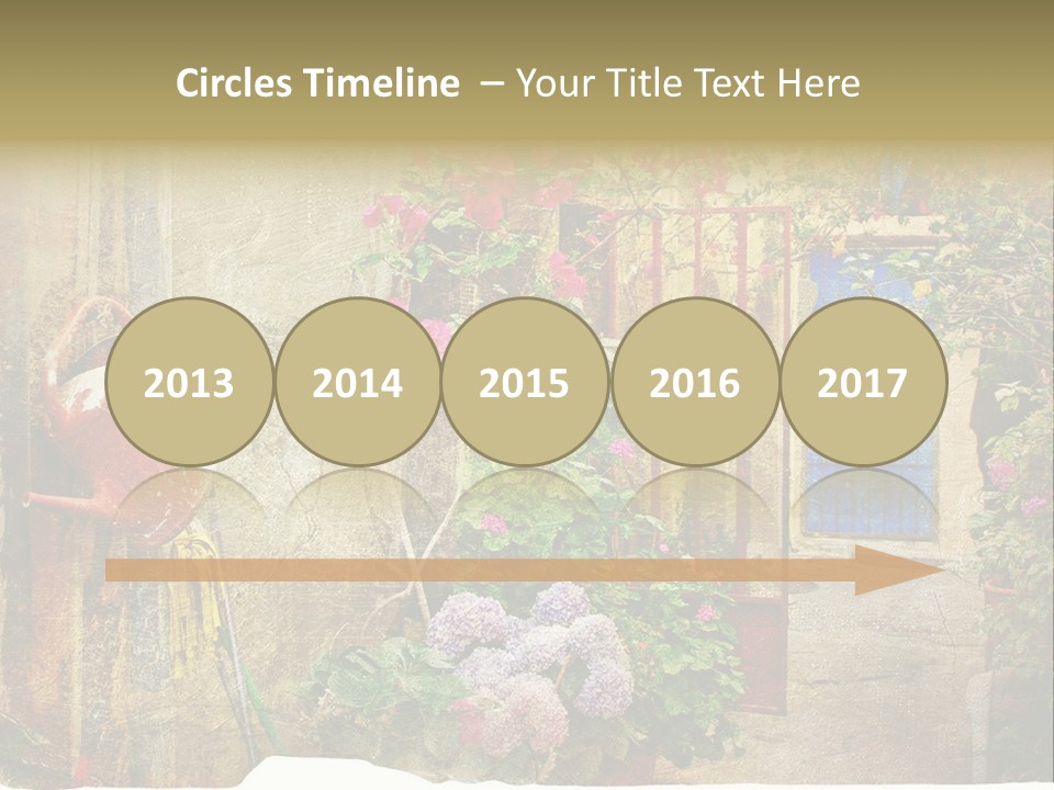 Greek Courtyards PowerPoint Template