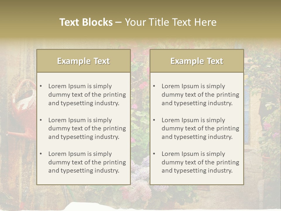 Greek Courtyards PowerPoint Template