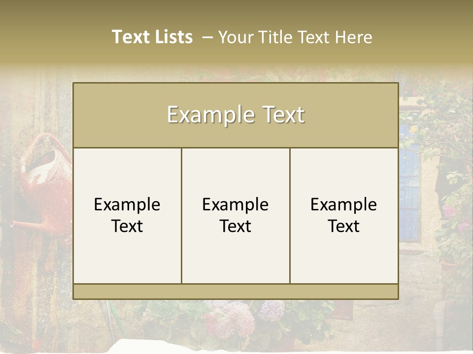 Greek Courtyards PowerPoint Template
