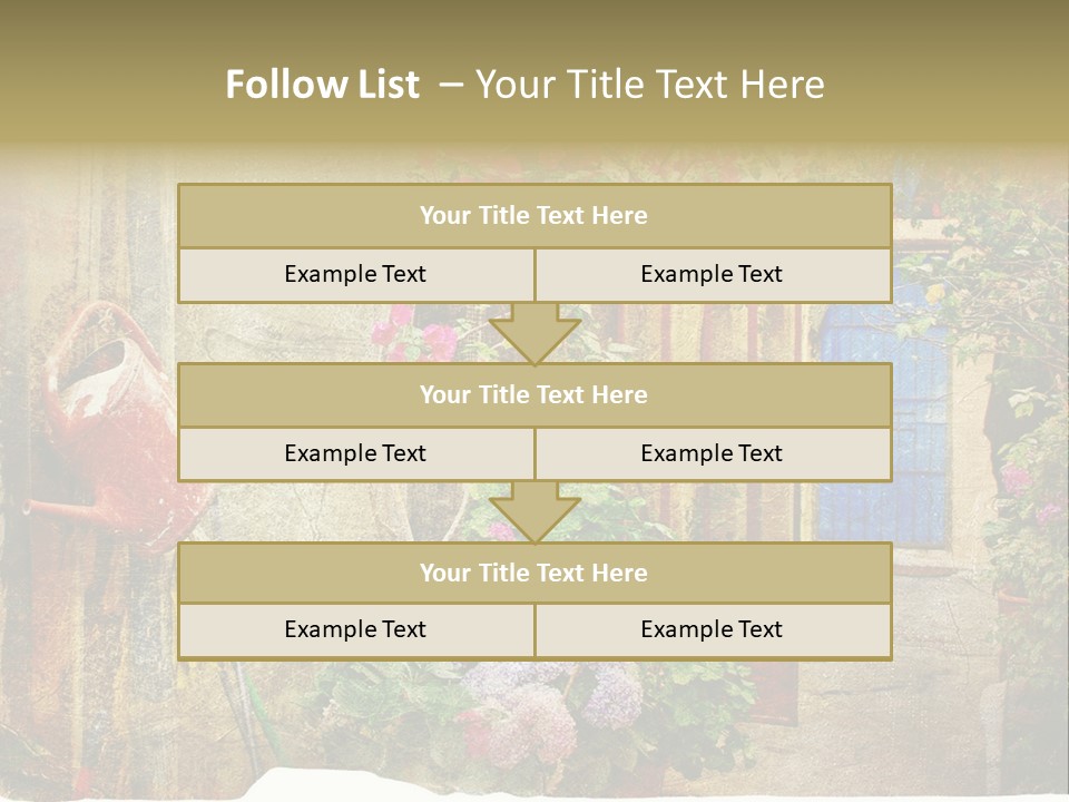 Greek Courtyards PowerPoint Template