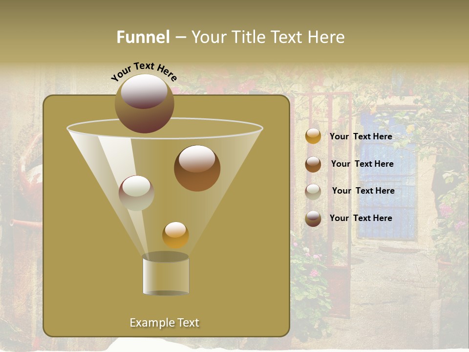 Greek Courtyards PowerPoint Template