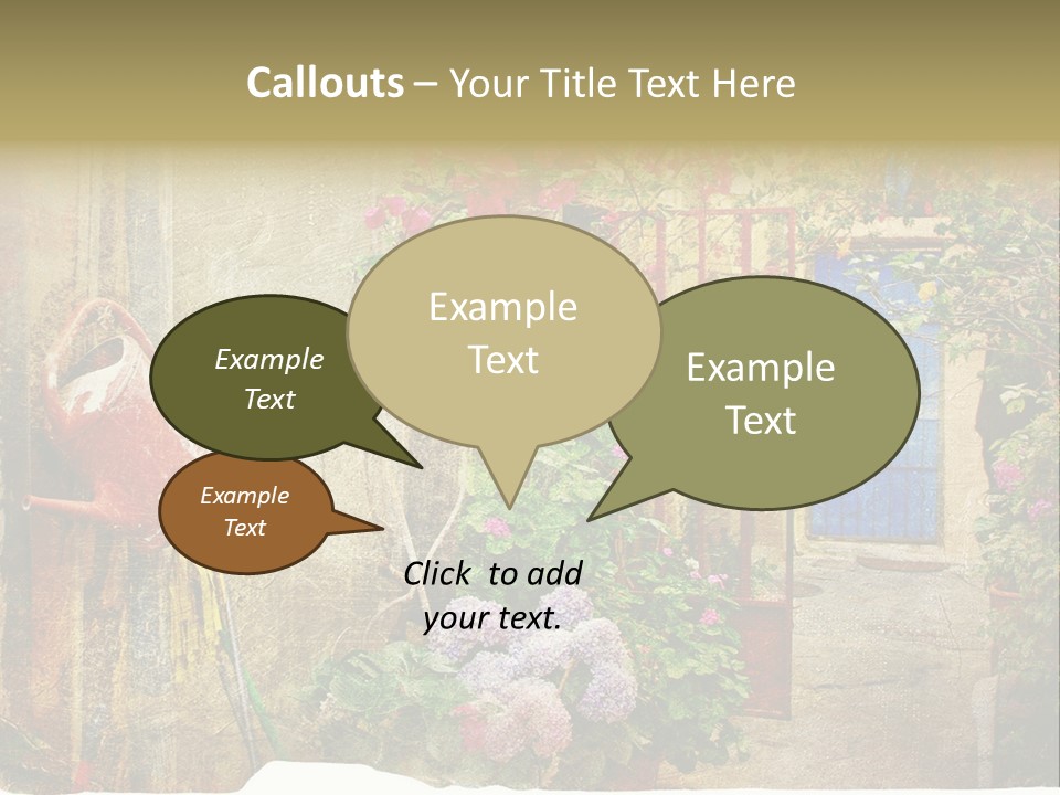Greek Courtyards PowerPoint Template