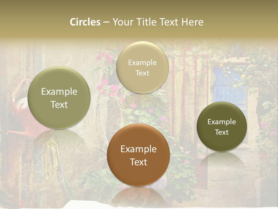 Greek Courtyards PowerPoint Template