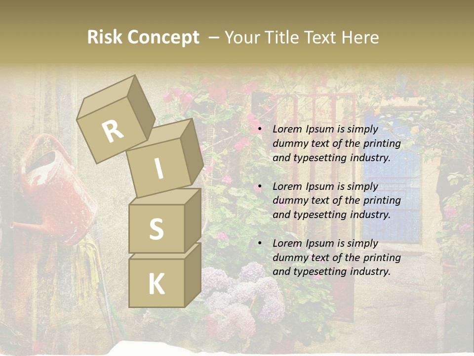 Greek Courtyards PowerPoint Template