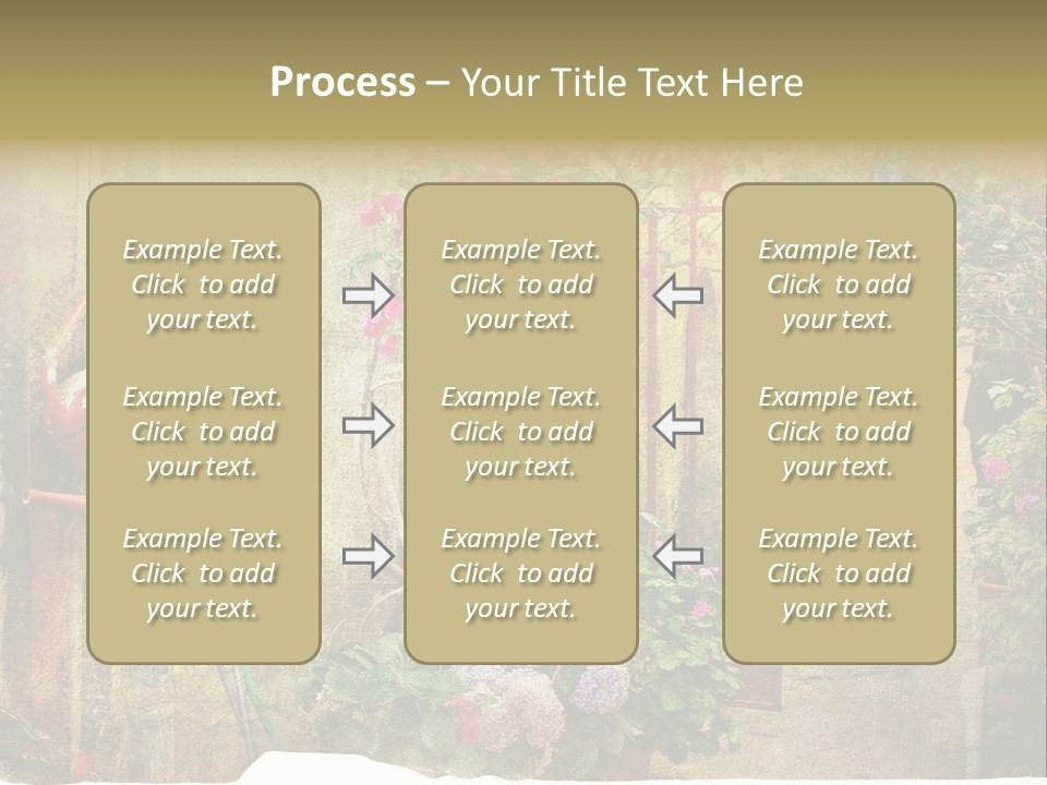 Greek Courtyards PowerPoint Template