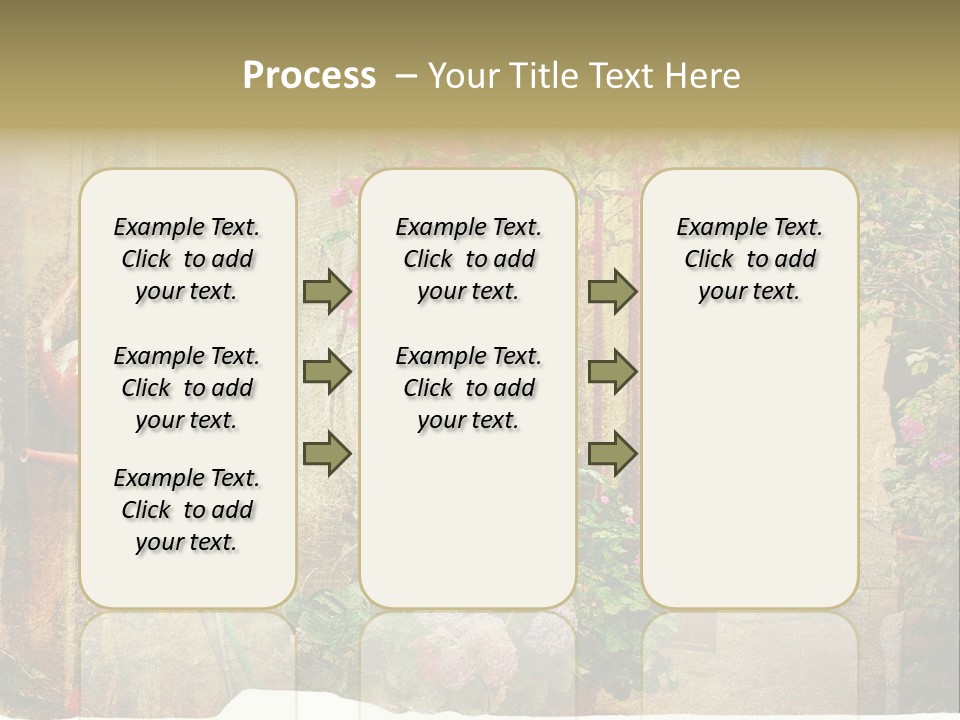 Greek Courtyards PowerPoint Template