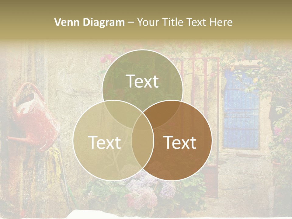 Greek Courtyards PowerPoint Template