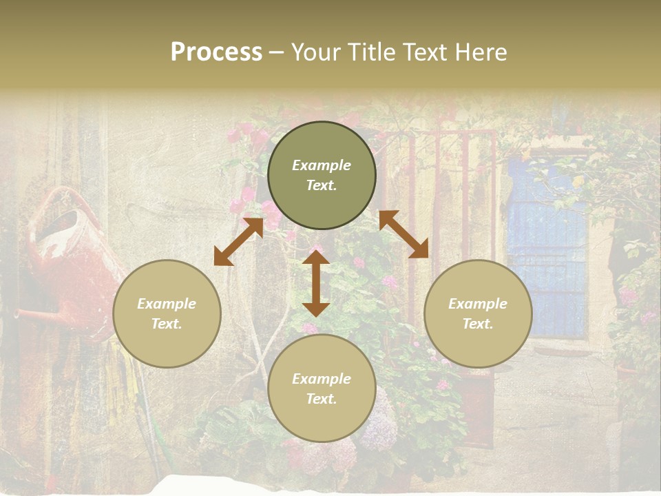 Greek Courtyards PowerPoint Template