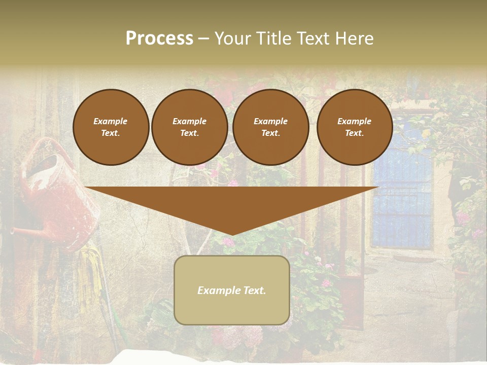 Greek Courtyards PowerPoint Template
