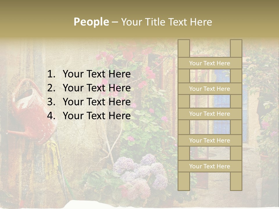 Greek Courtyards PowerPoint Template