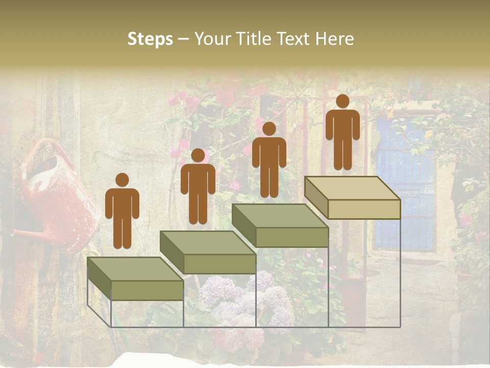Greek Courtyards PowerPoint Template