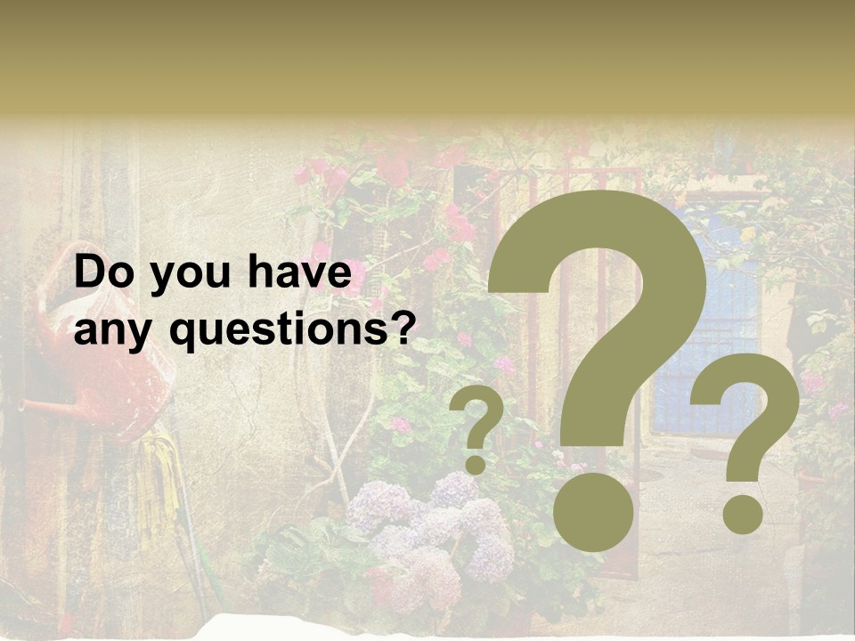 Greek Courtyards PowerPoint Template