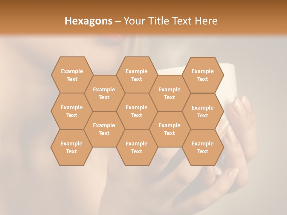 Holding Cup PowerPoint Template