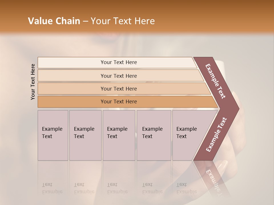 Holding Cup PowerPoint Template