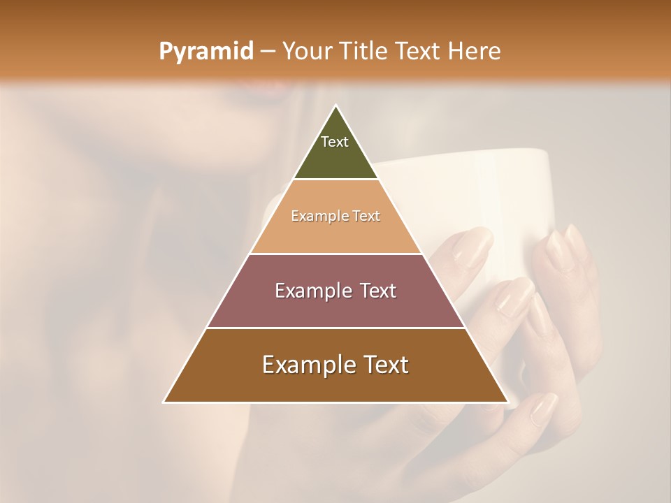 Holding Cup PowerPoint Template