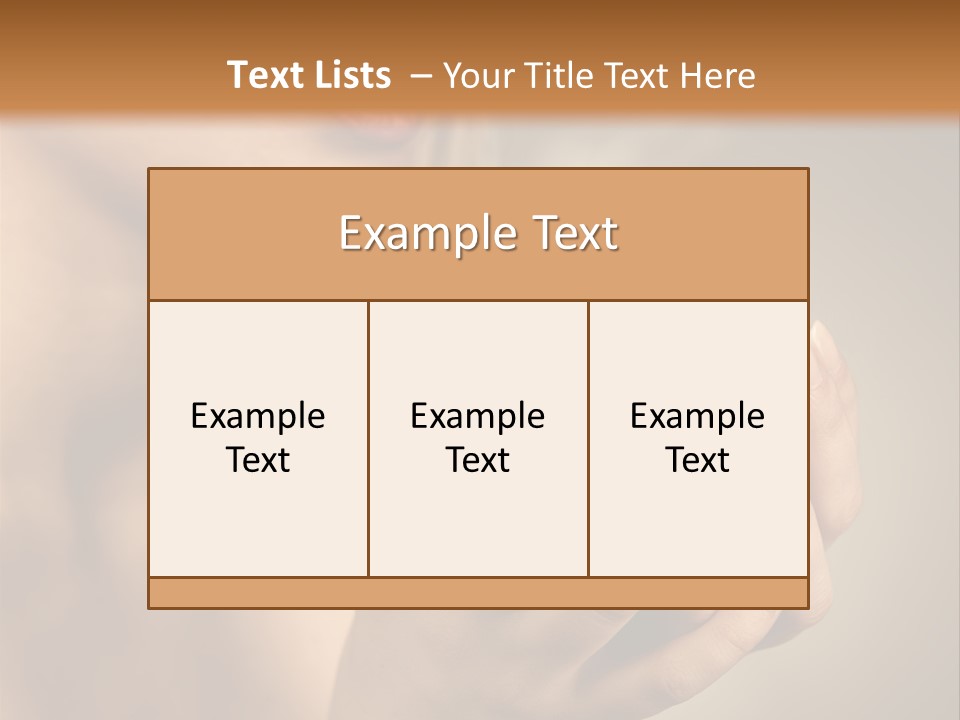 Holding Cup PowerPoint Template