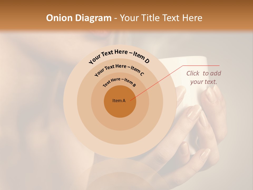 Holding Cup PowerPoint Template