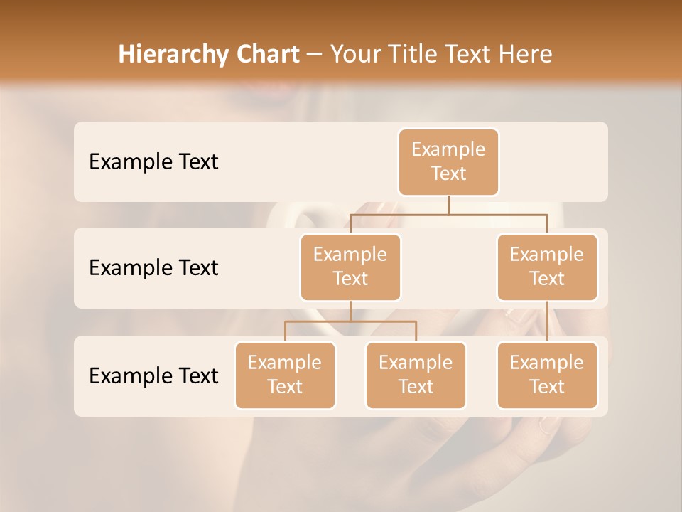 Holding Cup PowerPoint Template